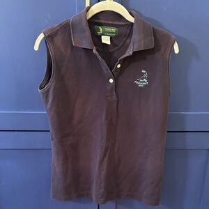 Pinehurst Izod Golf Collection Women's Sleeveless Golf Polo - Navy